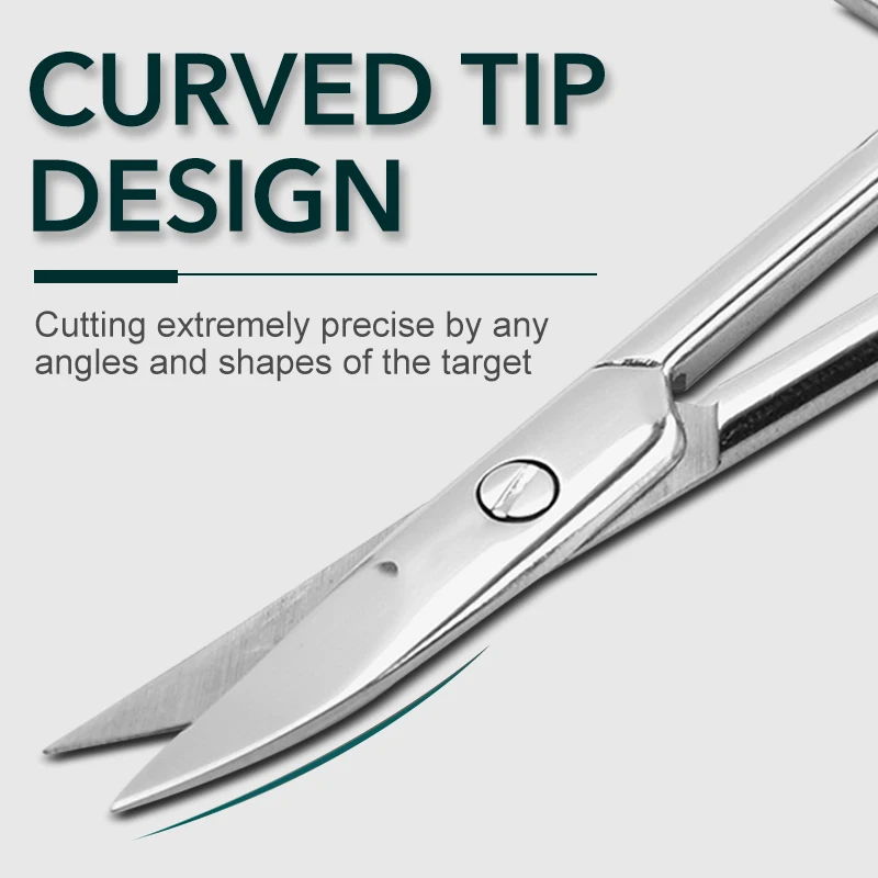 Manicura rusa profesional Inox, tijeras para manicura de acero inoxidable, cortaúñas, removedor de cutículas y cortador de uñas