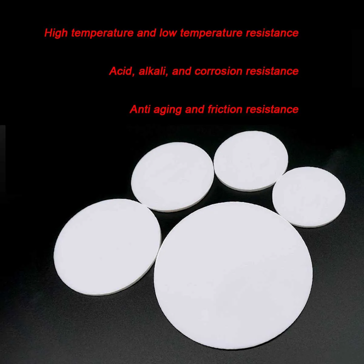 

Solid PTFE Flange Blind Gasket Resistant To Strong Acids, Strong Alkalis, and Aging