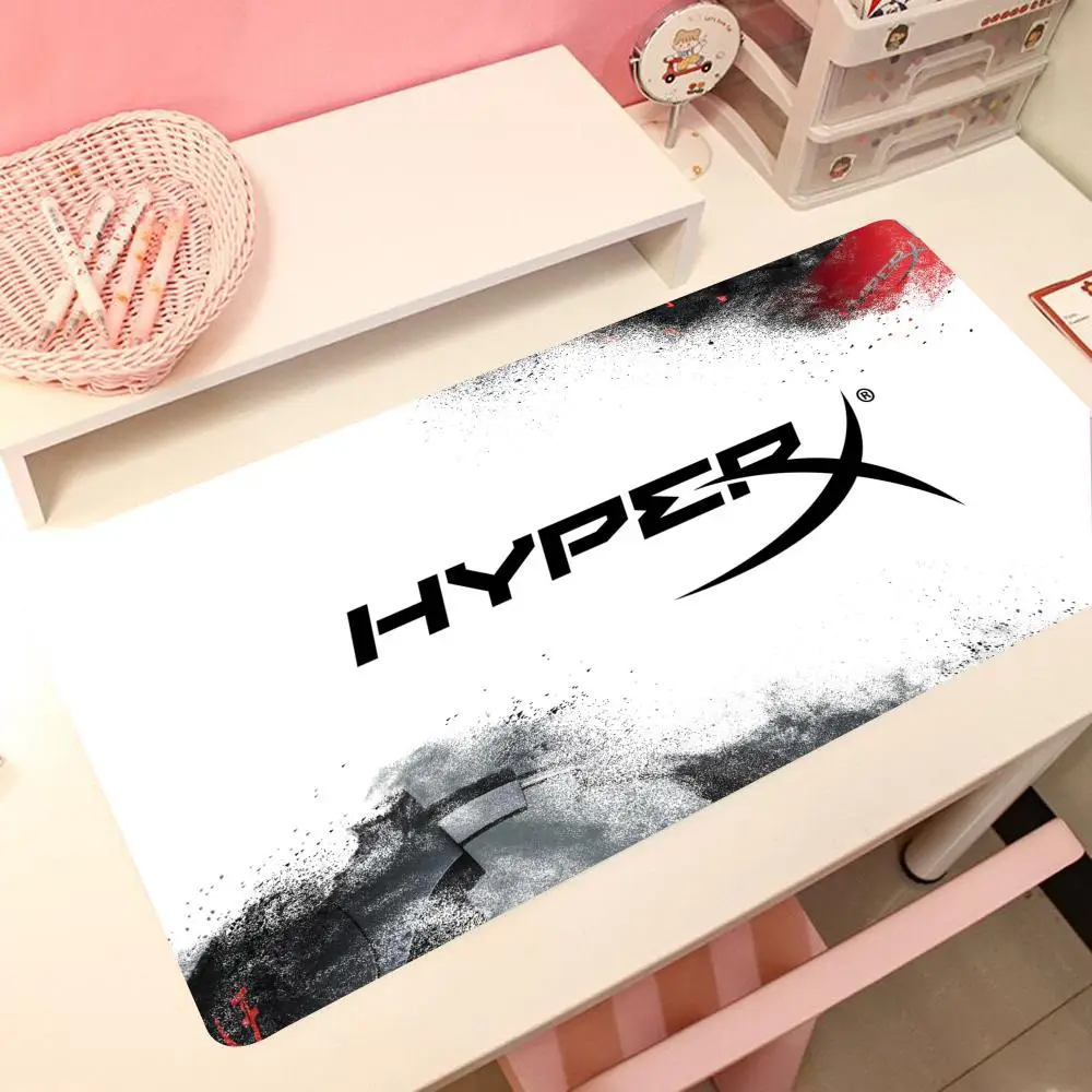 Imagem -04 - H-hyperx Logotipo Mouse Pad Mouse Pad Jogos Mousepad Velocidade Tapete de Mesa Portátil Tapetes de Jogos para Escritório Tapete Acessórios de Mesa