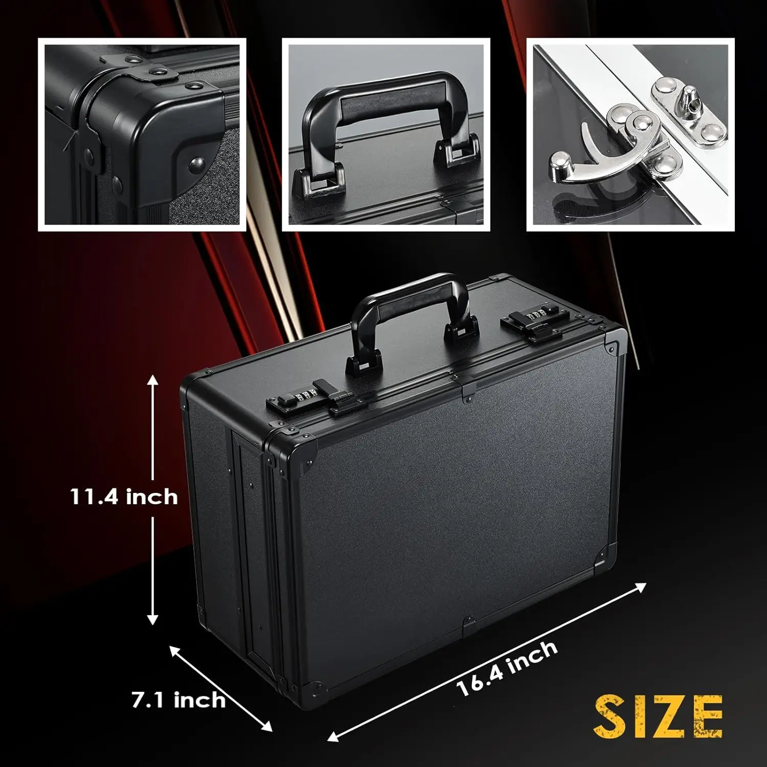 Barber Case 6 Clippers Sliding Tray Stylist Hairdressing Tool Box Clipper Trimmer Organizer Metal Storage Box Portable Suitcase