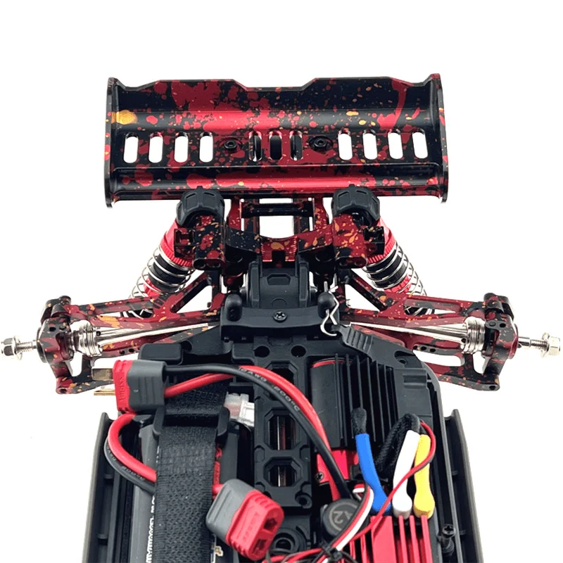 For MJX Hyper Go 16212 16213 16218 RC Car Upgrade Metal Accessories Rear Wing Fasteners Head-Up Wheel Vibration Damping Bracket
