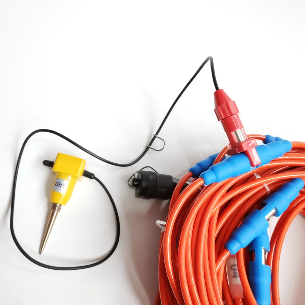 12 Channels Seismic Cable with 12 Split Spring Clip Take-out Molded Type Seismic Refraction Cable