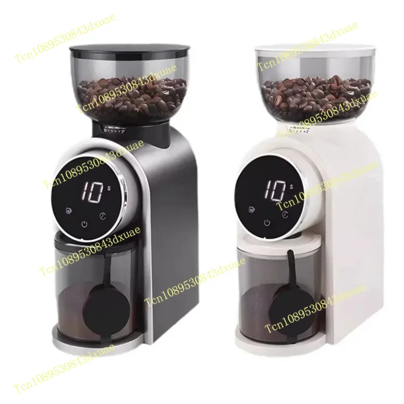 Electric Coffee Grinder Automatic Burr Mill Coffee Bean Grinder for Espresso American Coffee Pour Over Visual Bean Storage