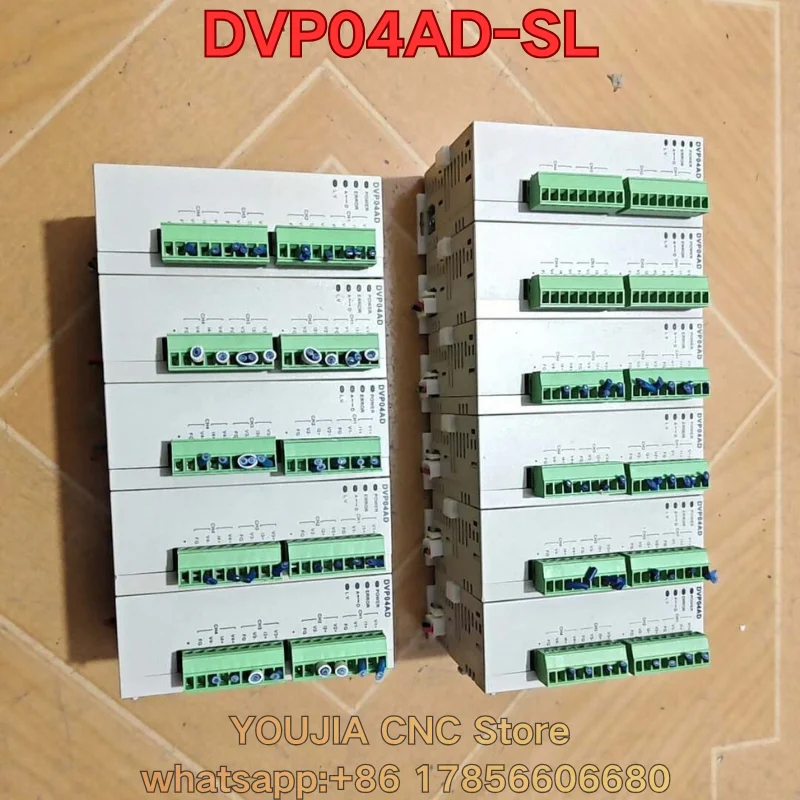 Second-hand PLC module DVP04AD-SL function test is normal Latest Pricing for 2026