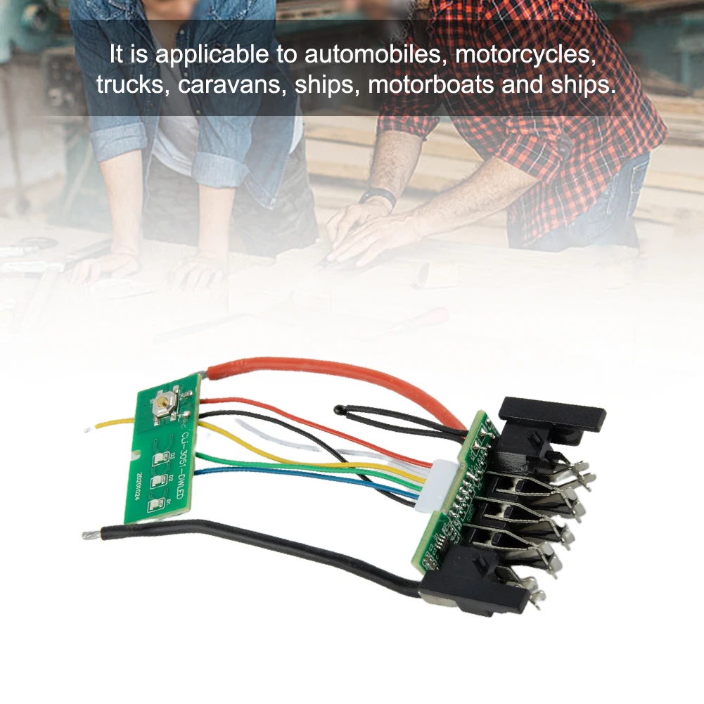 Power Tool Batteries Chargers Protective Plate Protection Board 20V ABS Plastic Shell DCD780 PCB Circuit Board