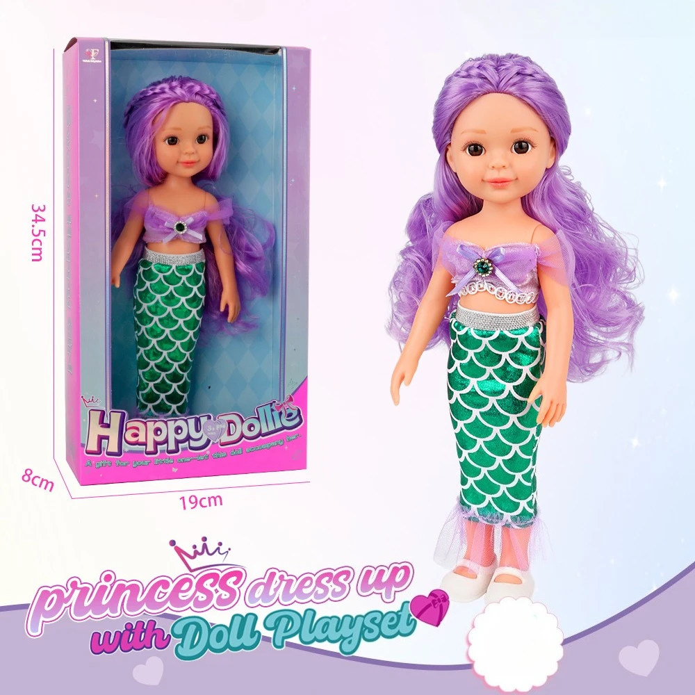 1Pc Soft Vinyl Princess Doll Gift Box with Outfits, cute dress-up figure, gentle pretend play birthday & holiday gift for girls