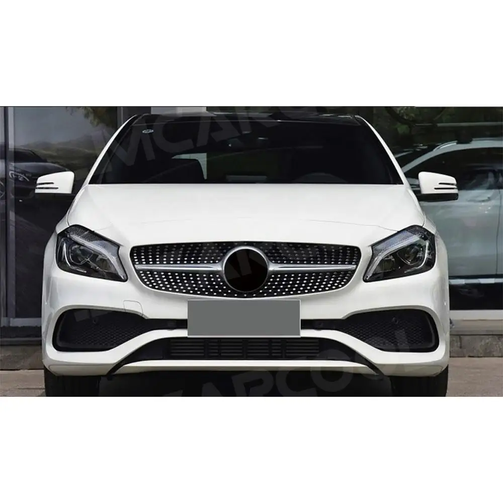 

Car Racing Grills Front Grille for Mercedes Benz A class W176 A45 AMG 2013-2018 Grille Car Styling ABS