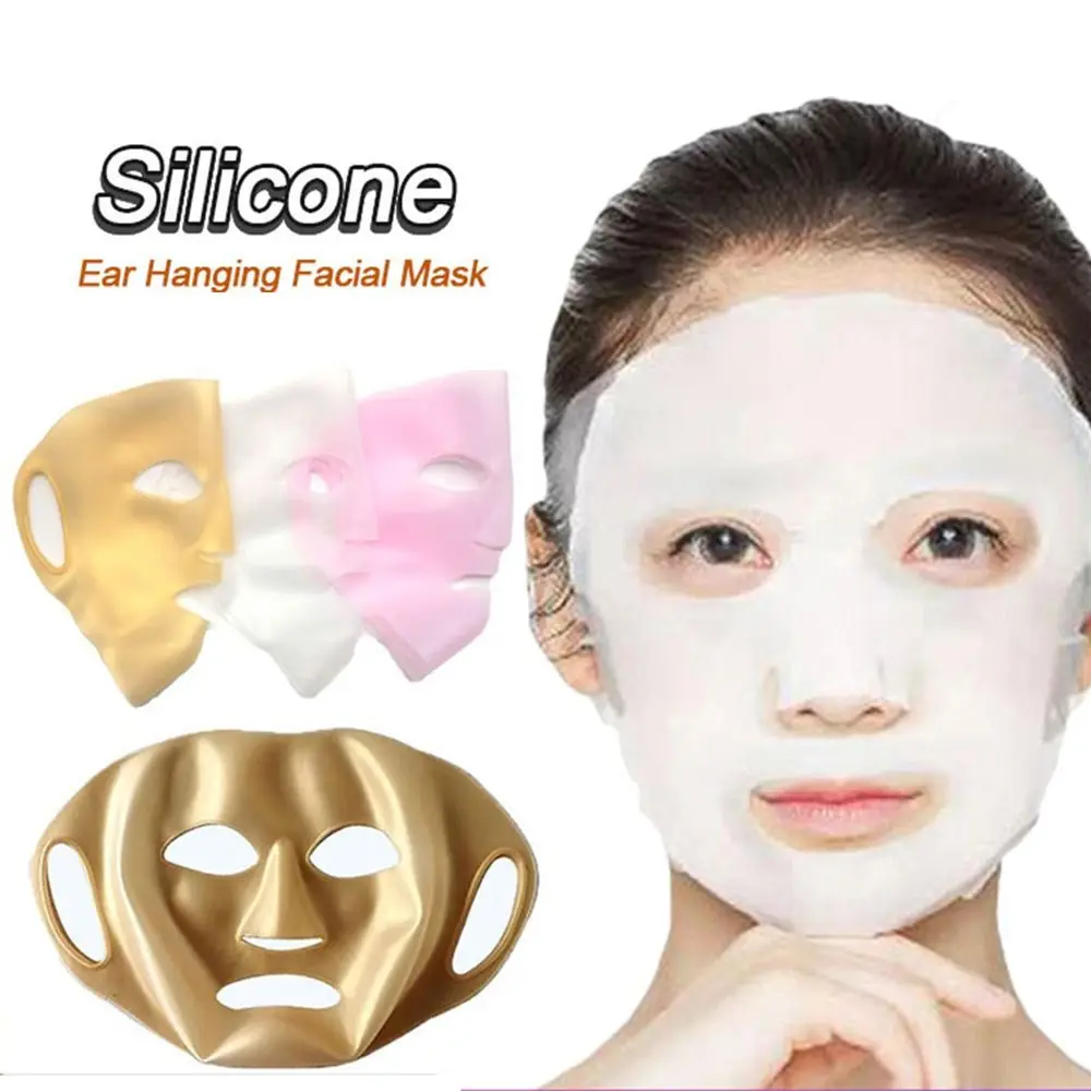 3D Silicone Face Masks Holder Moisturizing Reusable Masks Cover Prevent Evaporation Beauty Skin Care Facial Masks Skin Care Tool