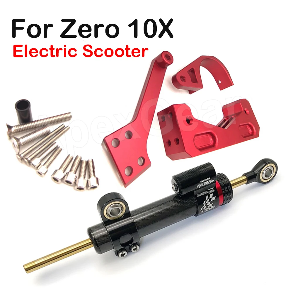 

Electric Scooter Steering Damper Bracket For Zero 10X Front Wheel Shock Absorber Stabilizer Modification Bracket Accessories