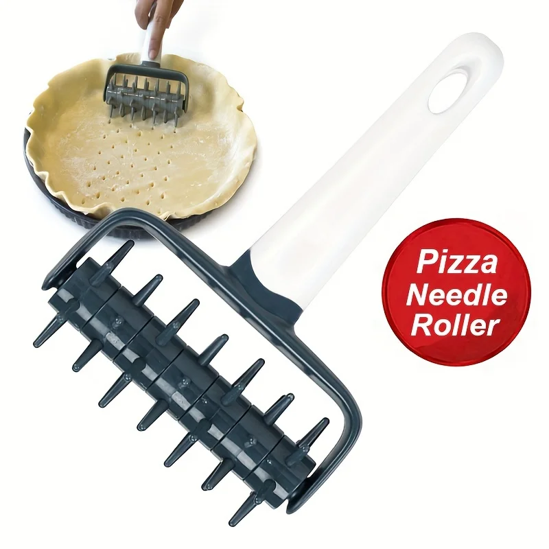 

Home Pizza Cookies Dough Roller Pastry Pie Needle Wheels Bread Hole Punch Baking Tools Bakeware Kitchen Gadgets Pizza Acessorios