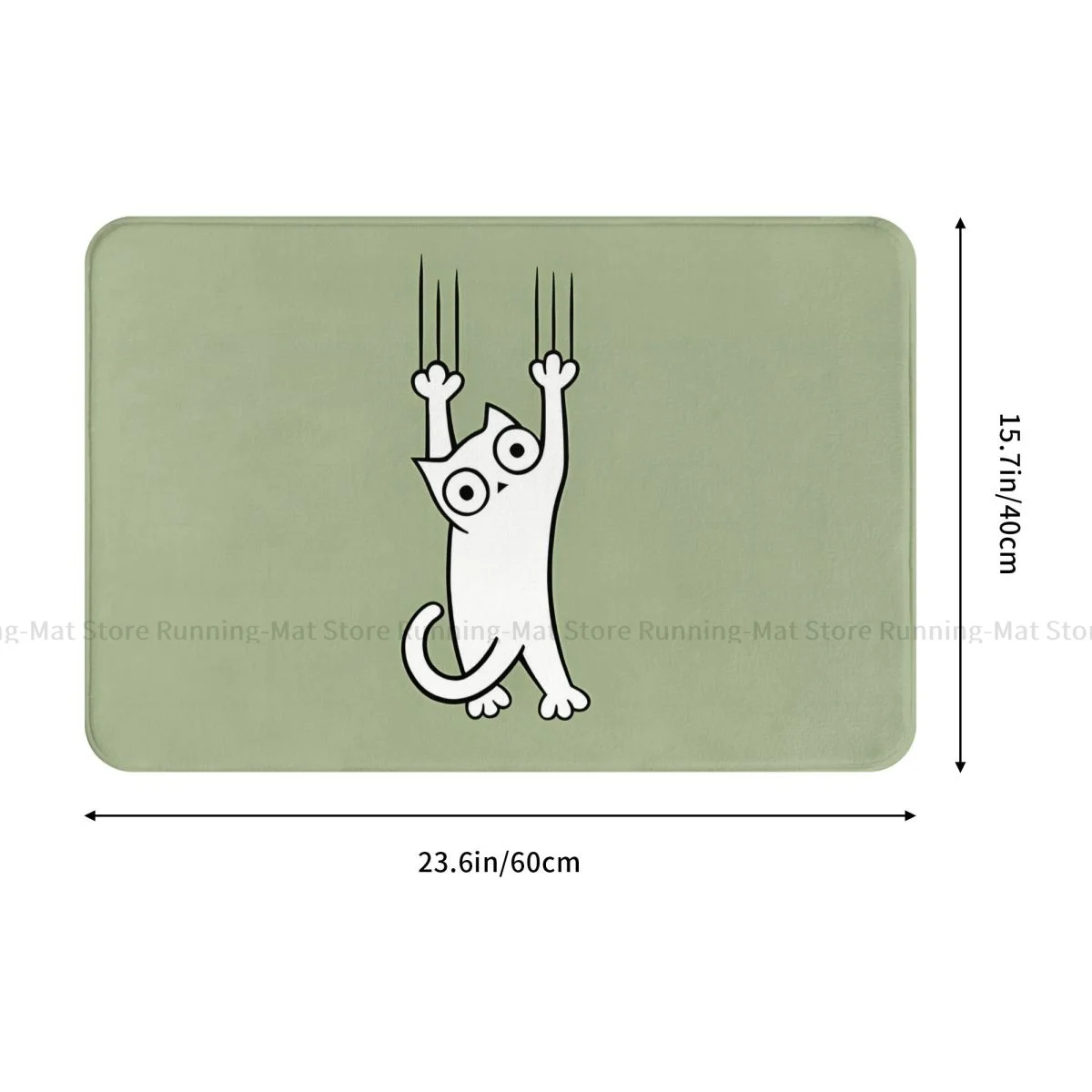 Bath Mat Cat HELP ME Doormat Living Room Carpet Entrance Door Rug Home Decor