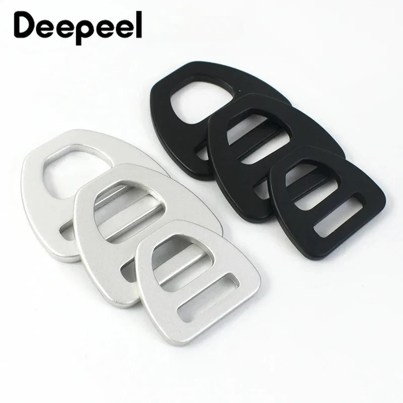 

10/30Pcs Metal Buckles 15-38mm Tri-Glide Slider Clasp Bag Strap Webbing Adjuster Ring Belt Buckle DIY Handbags Accessories