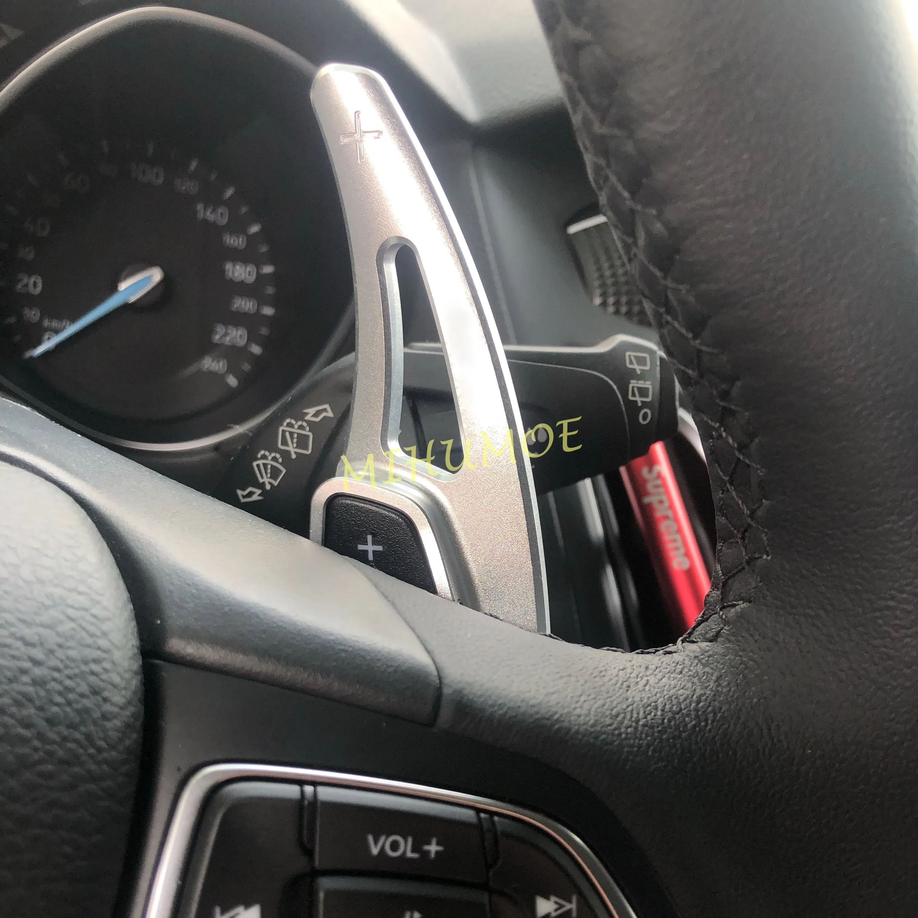 

Для Ford Focus Kuga EcoSport Escape алюминиевый руль, удлинитель переключения передач, стильный серебристый 2020 2021 2022 2023