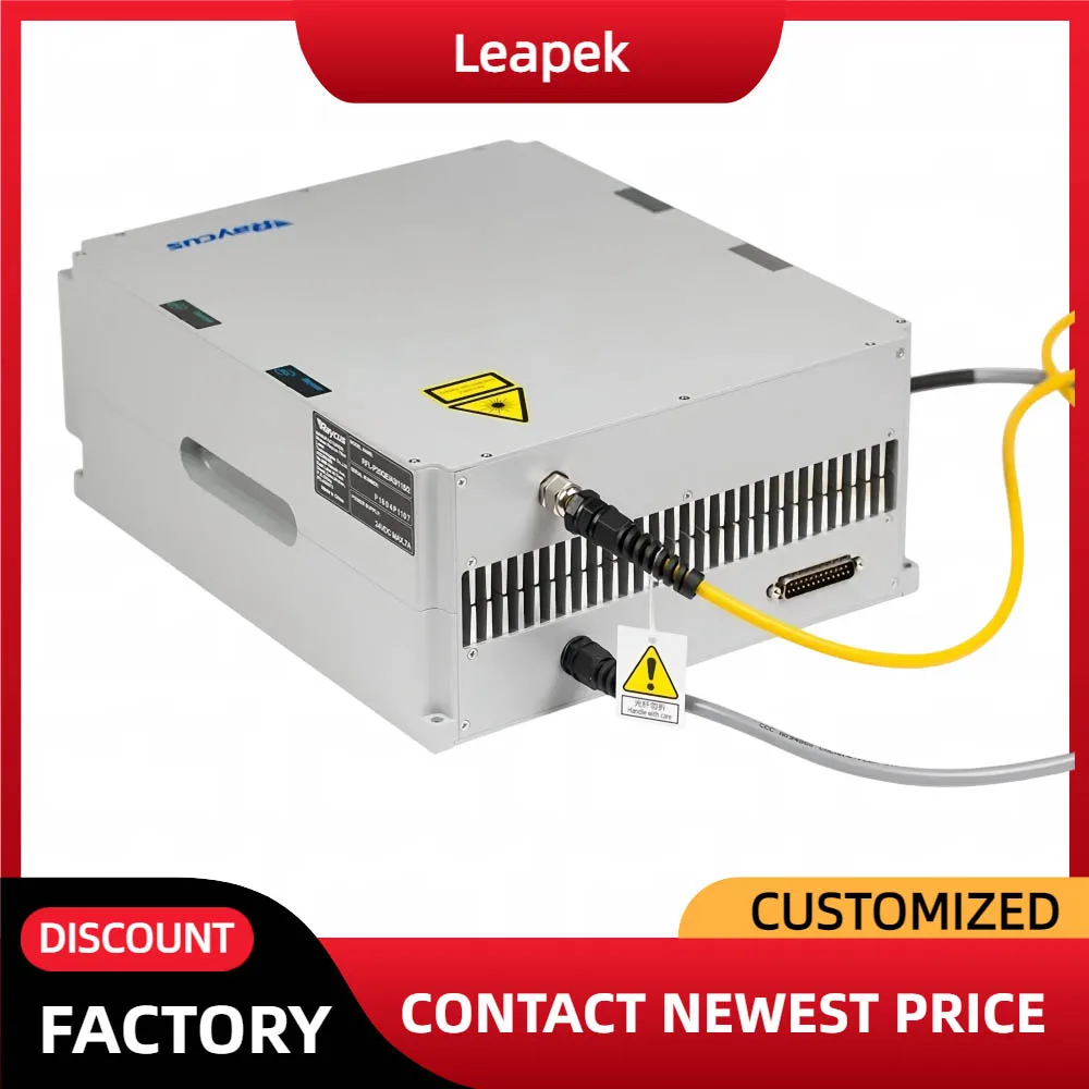 Gerador de laser Raycus 20W com lente de conector protetora de saída fonte de laser de fibra RFL-P20QE