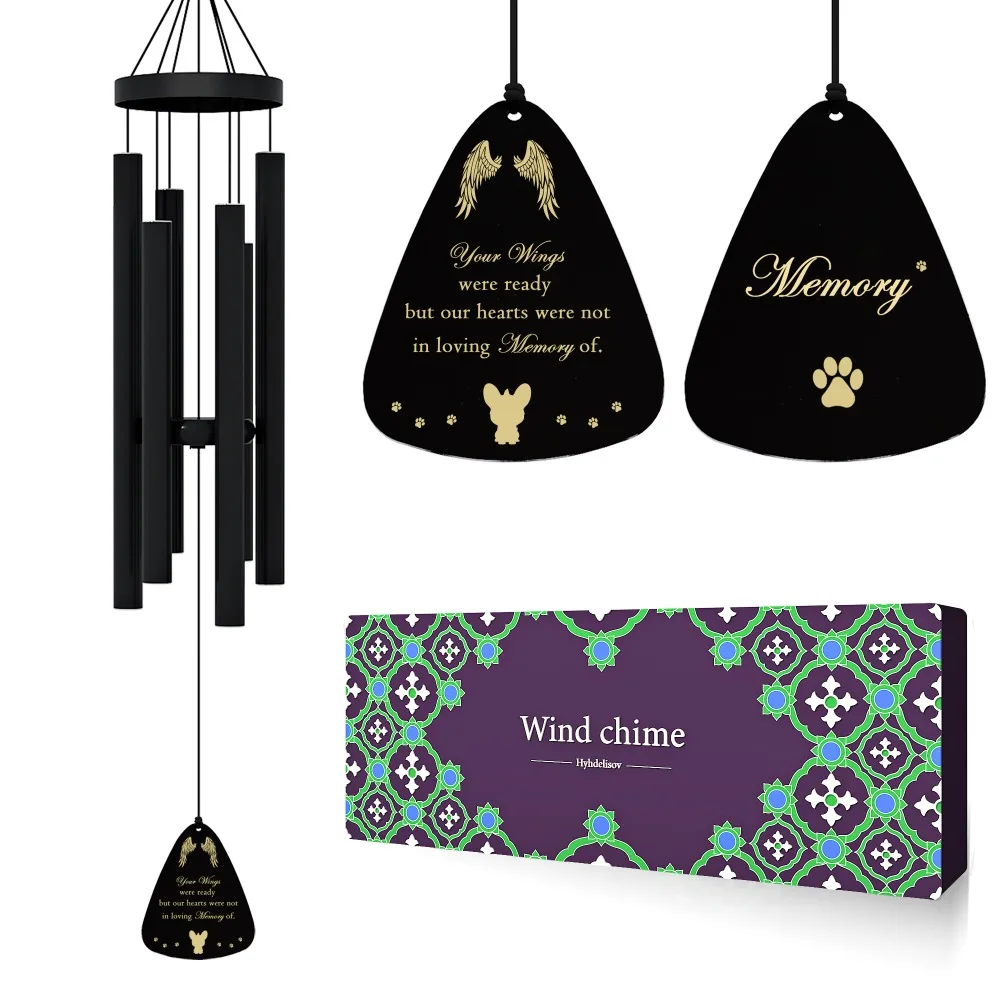 Dog Memorial Gifts for Loss of Dog, Pet Memorial Wind Chime, Loss of Dog Sympathy Gift, Dog Remembrance Gift in Memory