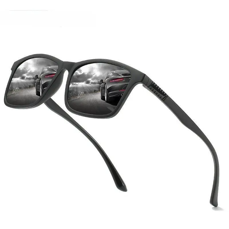 Luxury Men Polarized Sunglasses Vintage Square Ultra Light TR90 Frame Driving Fishing Sun Glasses For Man UV400 Eyewear image 5
