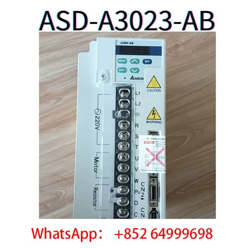 

second-hand Servo driver ASD-A3023-AB 3KW tested ok