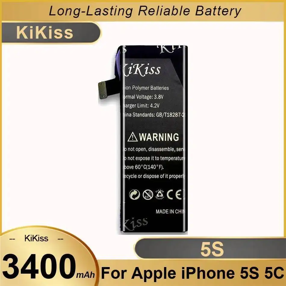 

Хорошая низкотемпературная батарея для мобильного телефона емкостью 3400 мАч для Apple Iphone 5S 5C