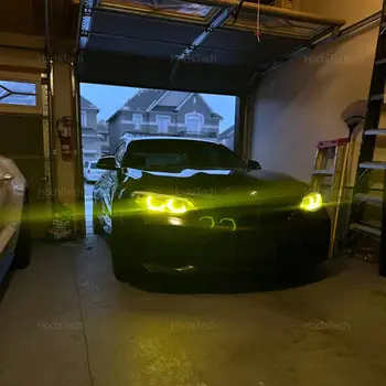 פנס DRL בשעות היום נהיגה LED עין מלאך יצרנית אור לוח צהוב עבור BMW סדרת 2 F22 F23 M240i F87 M2 מתיחת פנים 2018-2021 10 best sales m240i - №1