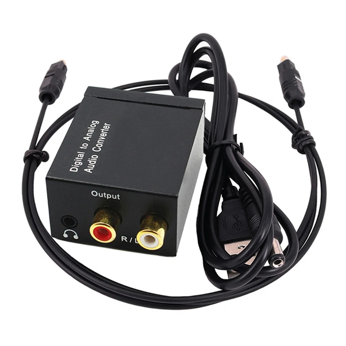 Digital Audio Decoder 3.5mm Jack Coaxial Optical Fiber Digital to Analog Audio Converter SPDIF Digital Audio Amplifier