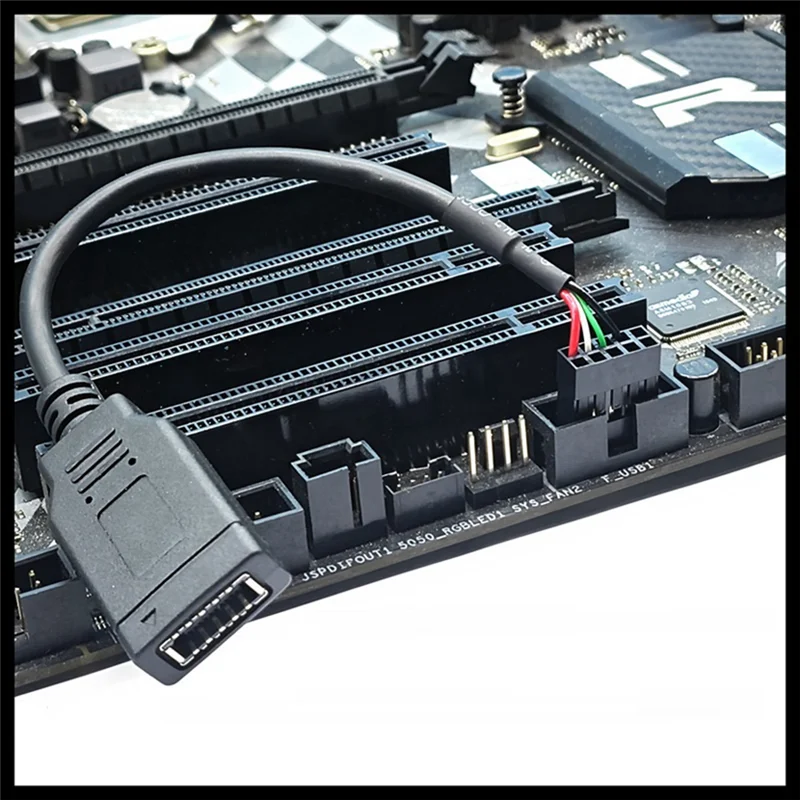 APPLIA-USB 9PIN To TYPE-E Adapter Cable USB 9PIN To TYPE-E Cable USB Front Panel Adapter Cable USB 9PIN To TYPE-E KEY-A Adapter