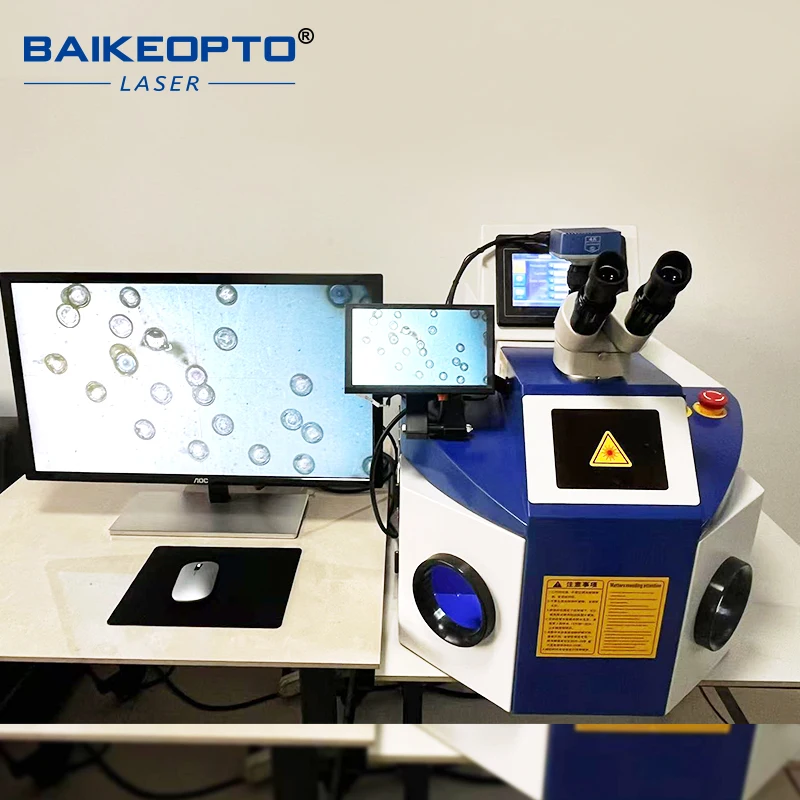 Precision Laser Jewelry Welder Ergonomic 6M Xenon Lifespan 12H Continuous Work Eco-Friendly