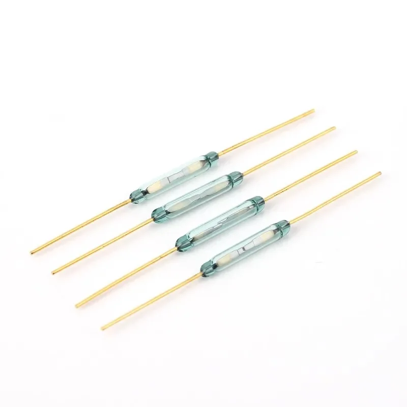 10pcs Reed Switch 2 pin Magnetic Switch 2.5*14mm Normally Open Normally Closed Conversion 2X14MM NO NC Conversion for Sensors