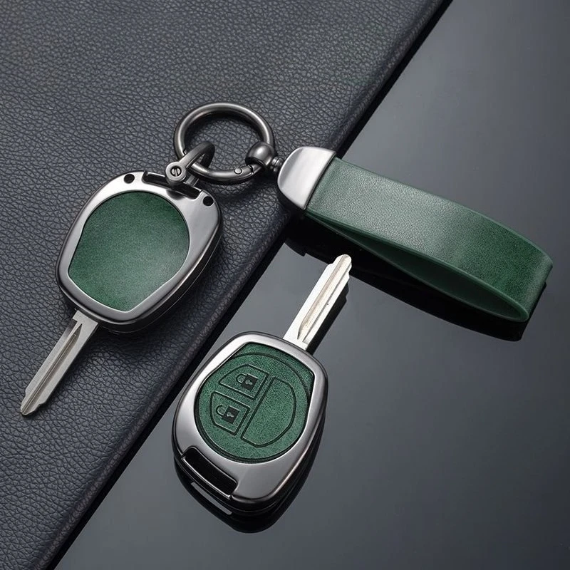 For Suzuki SX4 Swift Vitara Liana Jimny Alto Ignis Soft  Zinc Alloy Car Remote Key Cover Key Shell Fob Holder Protector Case