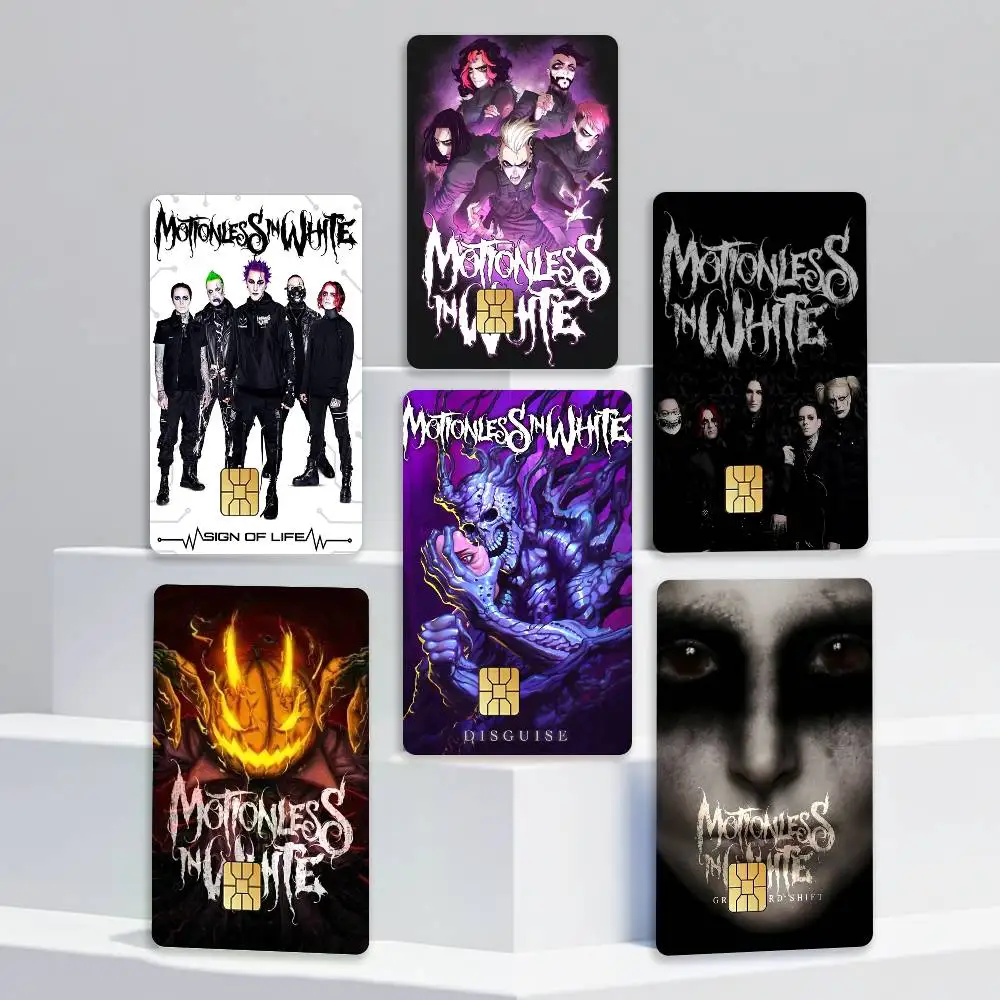 MIW Band M-Motionless In White Card Stickers for Bank Access Protective Waterproof Film Cover Sticker Gift