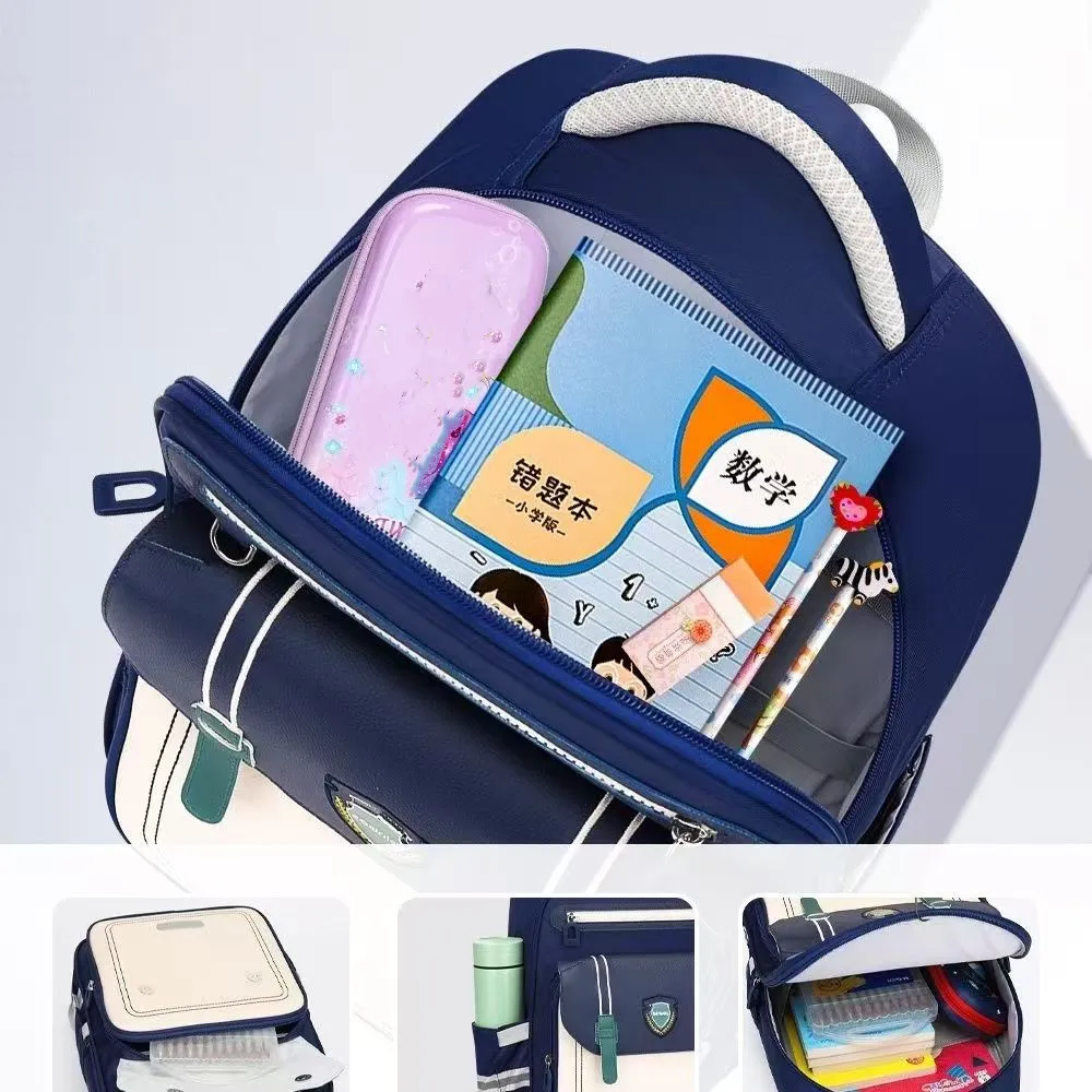 Tas Sekolah Ortopedi Baru Kelas 3-6 SD Ransel Bahu Kapasitas Besar Ringan Tahan Air Mochilas Escolares