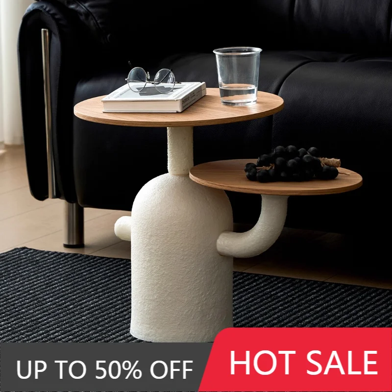 Modern Coffee Table Luxury Creative Circular Tea Table Minimalist Elegant Side Tables Home Living Room Furniture Decorative Desk