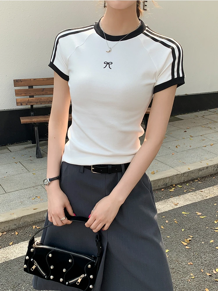 

Summer Women T Shirt T-Shirt Woman Clothes Tops Tshirt Female Crop Top Tees Y2k Para Mujer Ropa De Mujer Roupas Feminina Traf