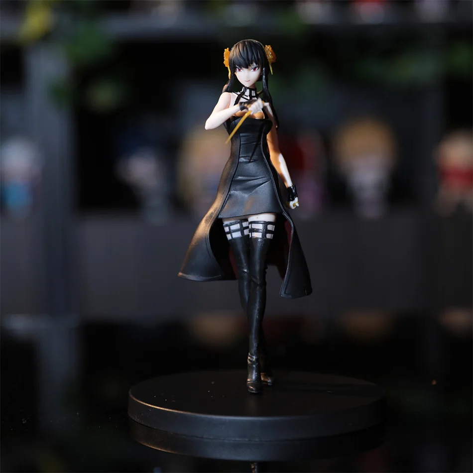 SPY×FAMILY Anime Figur Kawai Anya Forger Yor Forger Actionfiguren Stehende Figur Modell Puppe Spielzeug Geschenk – Detail 3
