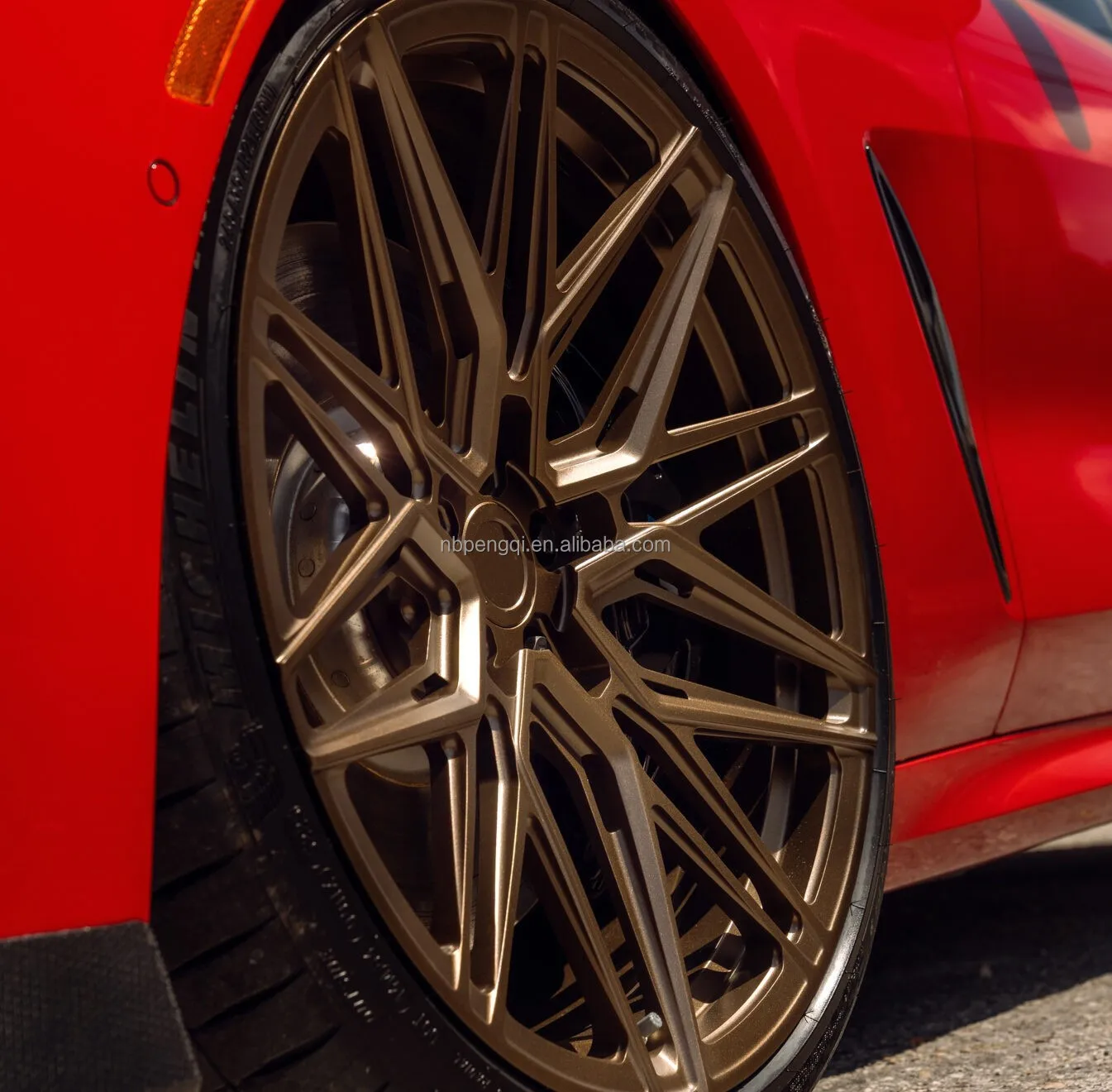 Wear Resistant Surface Luxury Brand Car Modified Rim Fender Flush Fit Rim Deep Concave T6 Treated Forged Rim for 8 Series M8