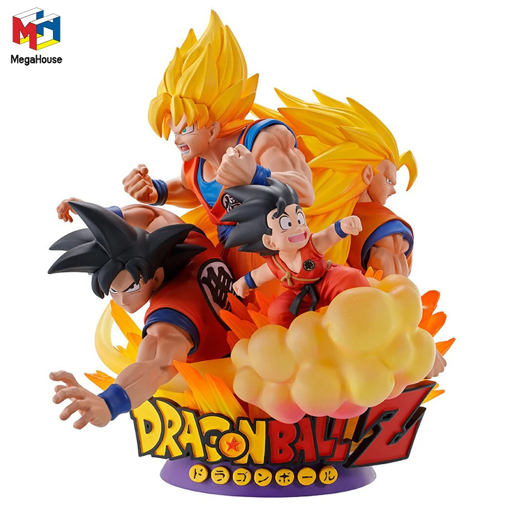 IN STOCK Megahouse Petitrama DX Dracap Re:Birth 01 Dragon Ball Diorama Son Goku 130 mm Anime Action Figure Model Collection Toys