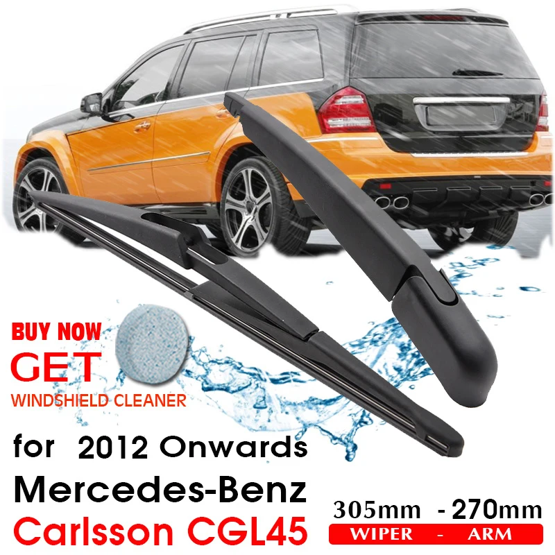 Car Wiper Blade Rear Back Window Windscreen Windshield Wiper Auto Accessories For Mercedes-Benz Carlsson CGL45 305mm 2012Onwards