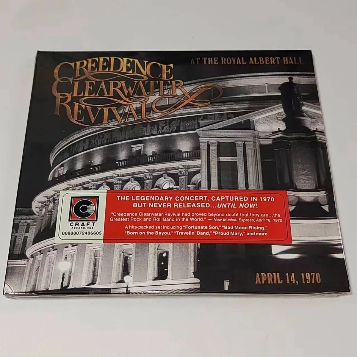 

Rock Creedence Clearwater Revival John Fogerty Music CD At The Royal Albert Hall Album Music Record Cosplay Car Soundtracks Box