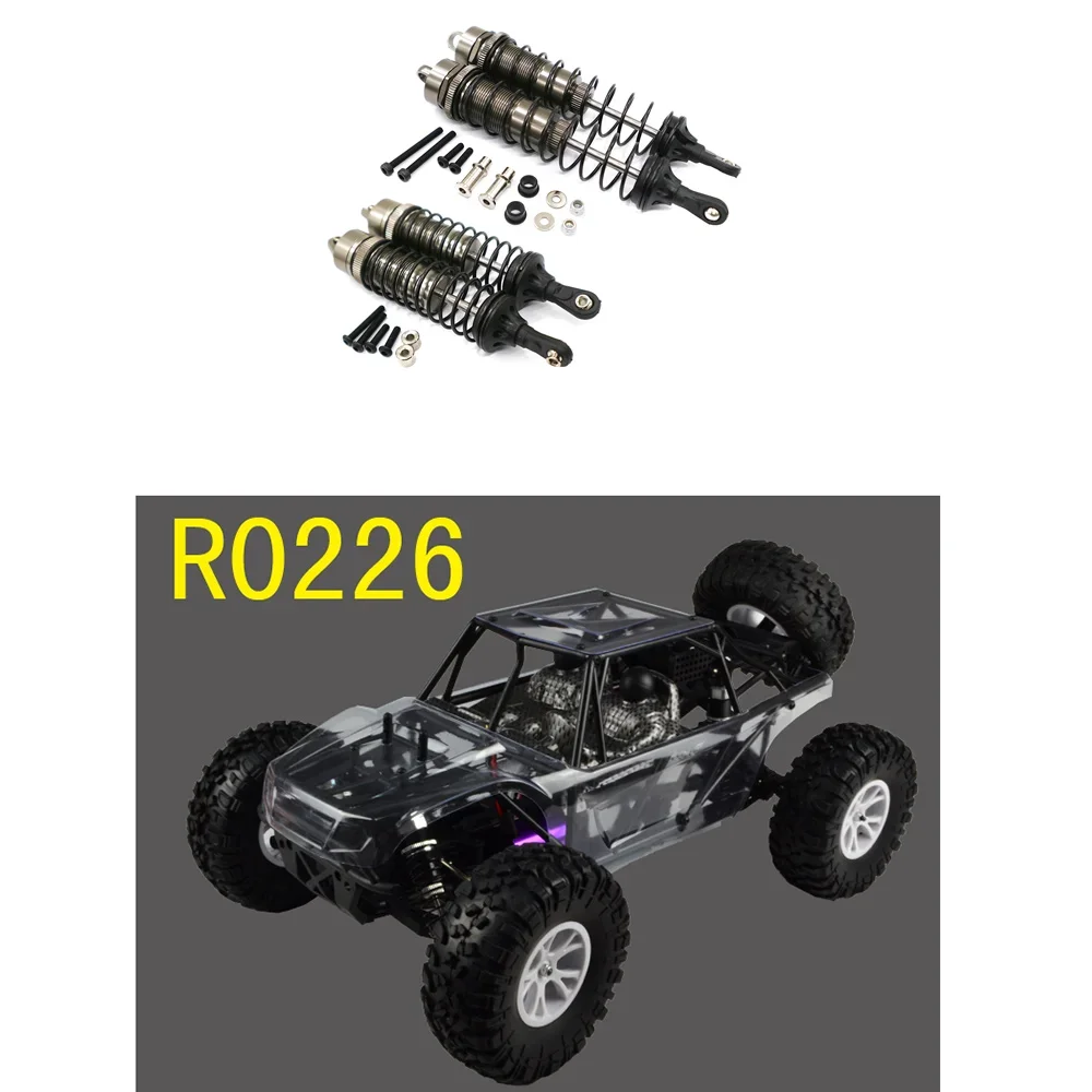 B-M 4Pcs Metal Shock Absorber 10001 10043 for VRX Racing RH1043 RH1045 RH1043SC RH1045SC 1/10 RC Car Upgrade Parts,1