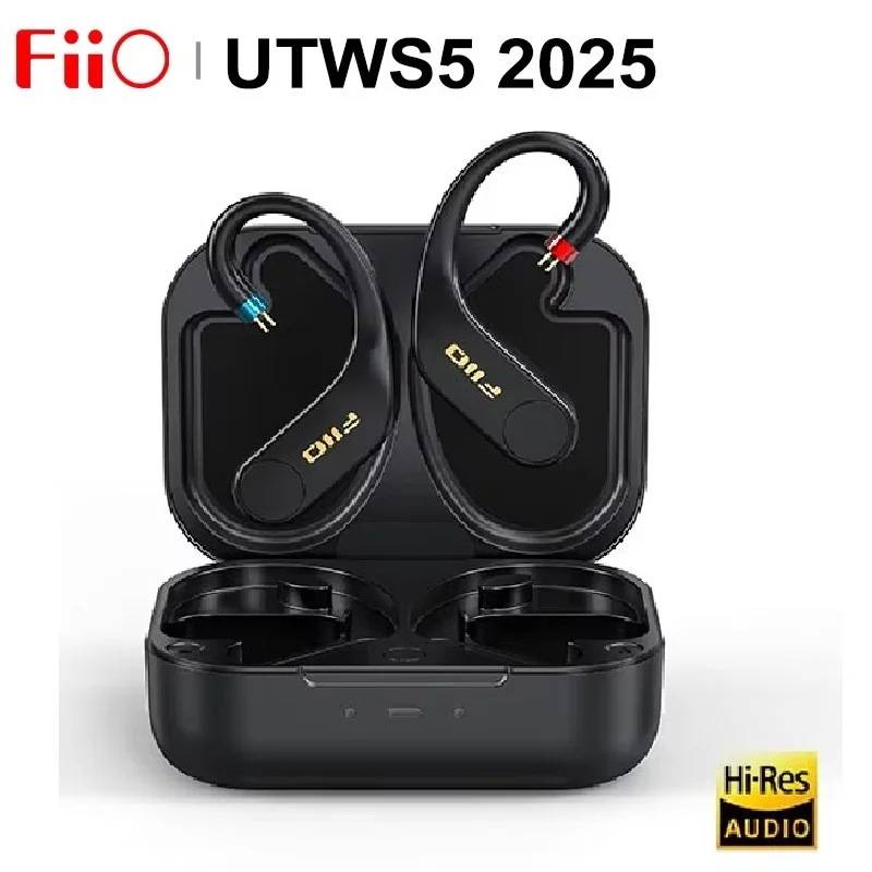 

FiiO UTWS5 2025 True Wireless Bluetooth наушники-вкладыши с крючком для съемных наушников Hi-Res Audio LDAC MMCX/0,78 мм