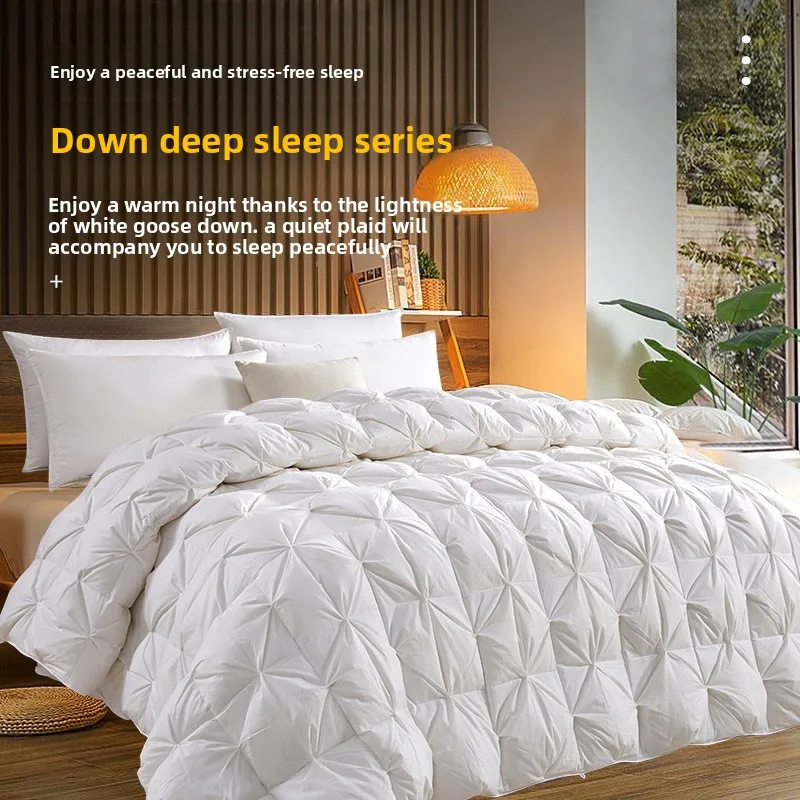 Cotton Quilt Filling Duvet White Goose Down Core 5A Thickened Goose Down Warm Blanket Four Seasons Duvet Blanket