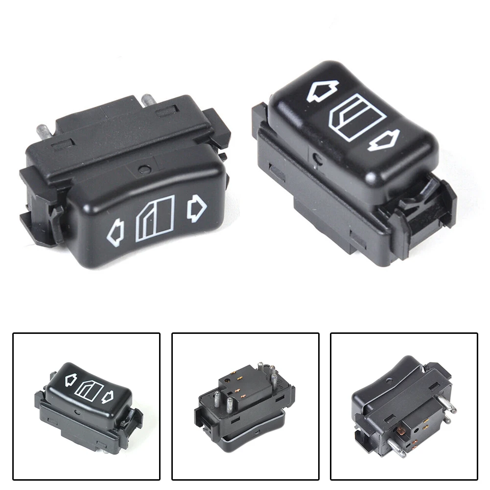 Console Power Glass Switch for For MERCEDES W124 W126 W201 Set of 2 Part Numbers 1248204510 1248204610 Reliable Performance