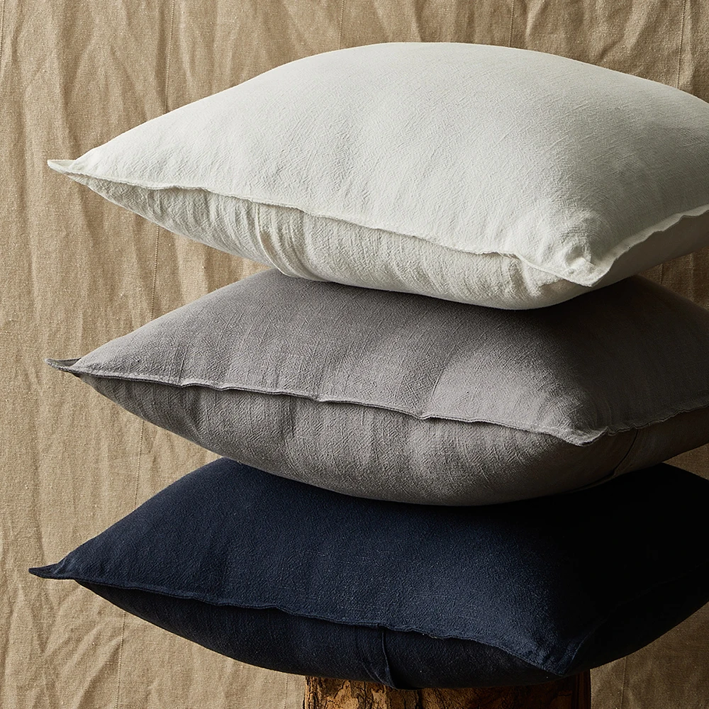 Einfarbig Kissenbezug Baumwolle Leinen Sofa Taille Kissenbezug Wohnzimmer Bett Stuhl Wohnkultur Ohne Kern Kissenbezug Waschbar – Detail 4