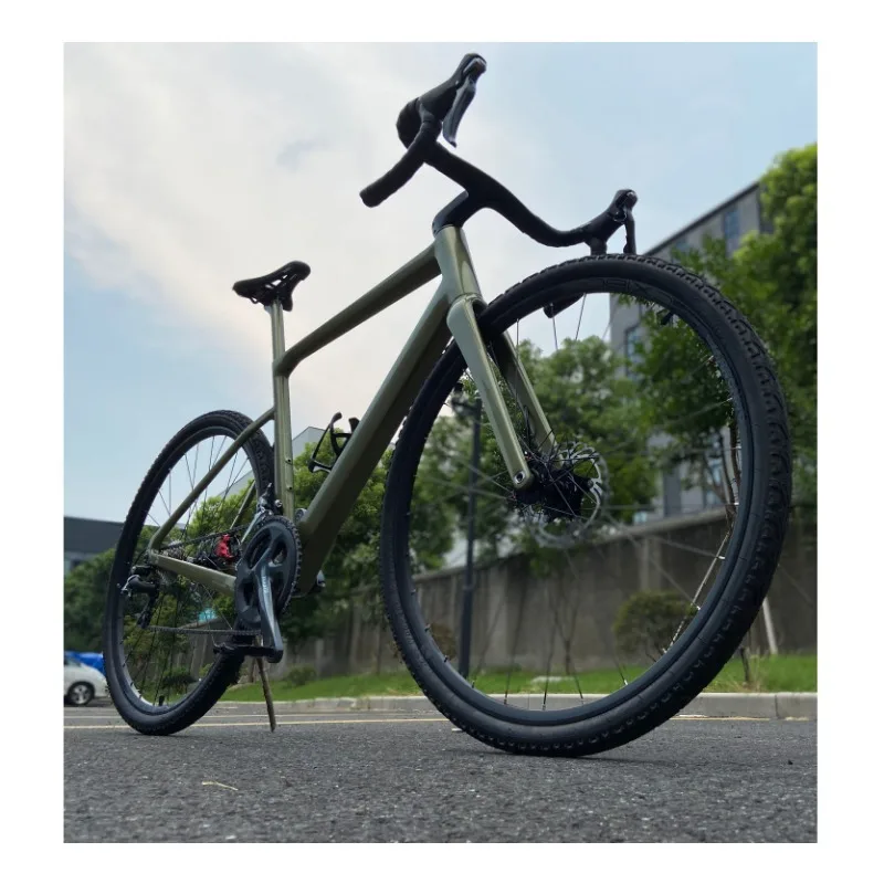 

Gravel Carbon Bike Road Bike 700c 45C Dual Disc Brakes Hot Sales Racing Carbon Fiber Training Road Bike