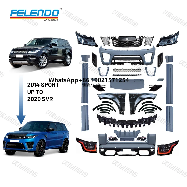 

FELENDO High Quality 2020 Svr Facelift Car Body Parts Range a Rover L494 Upgrade Svr Bodykit Sport