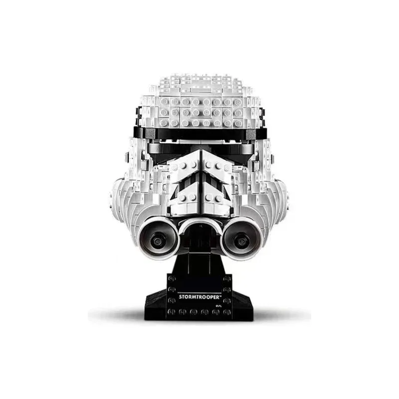 Hot Toys Spaceship Stormtrooper TIE Darth Vader Helmet StarBuilding Blocks Bricks Compatible 75276 75304 75274 Model Kids Gifts