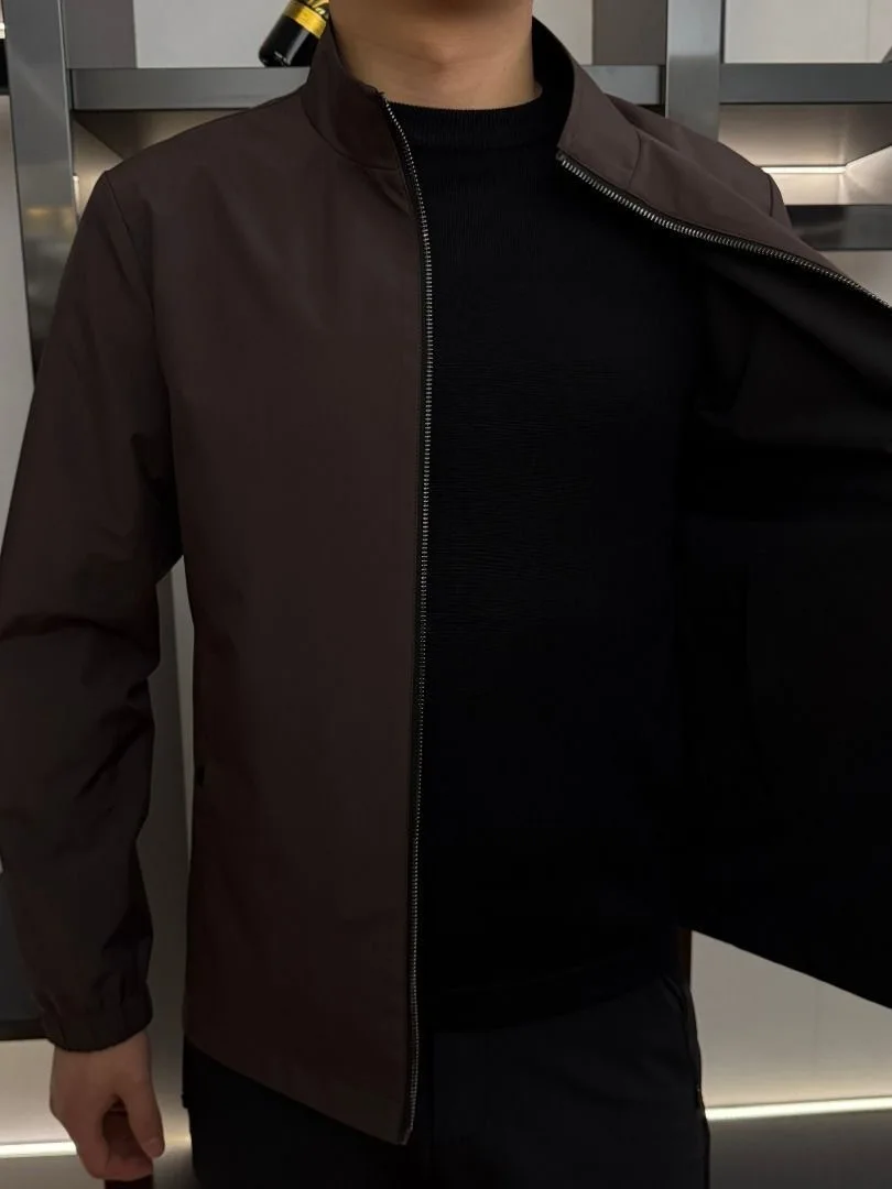 

High Quali Faionable Men's Jaet 2605 Double-Sided Wear Casual Sli Spring Season Polyester Cotton Blend Zipper Closure
