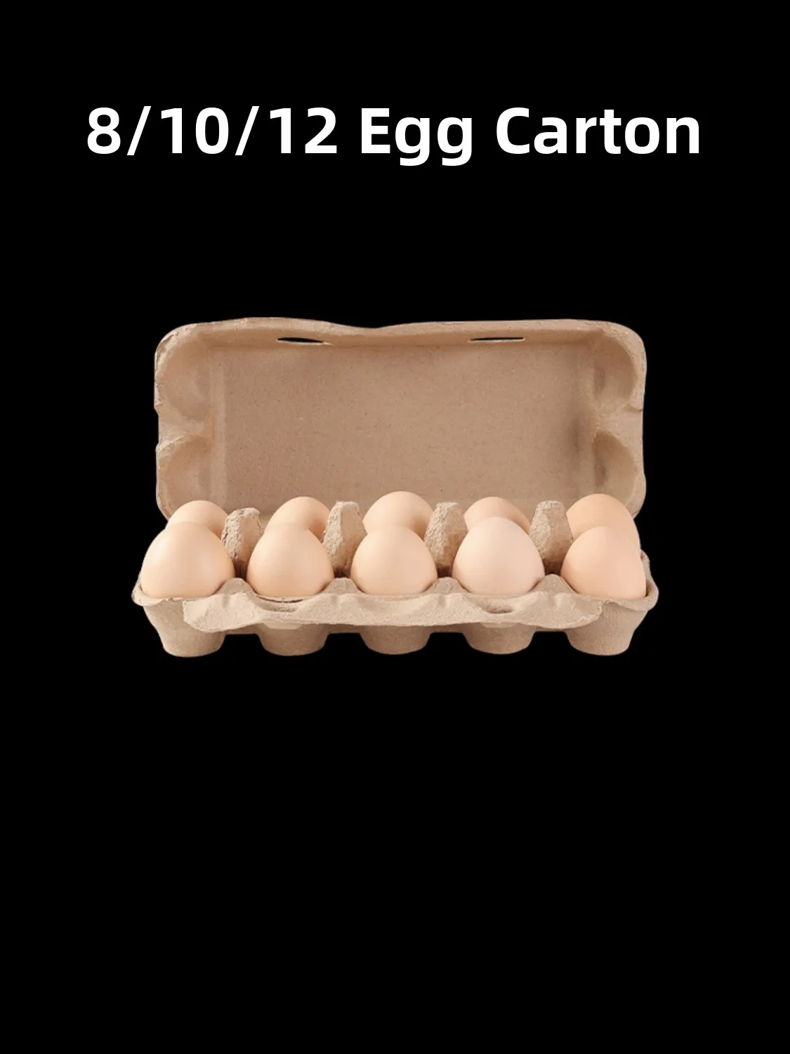 

Deadable Disposable Egg Cartons 6pcs 8pcs 0pcs Paper Pulp Egg Tray Takeaway Paaging Boxes Eco-Friendly Egg ells Holder