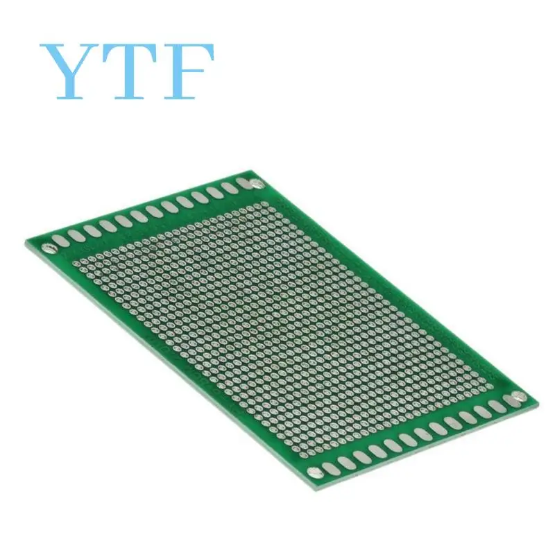 5PCS/Bag 6 *8 CM  1.6MM Thick, 2.0MM Spacing Sided HASL PCB Board