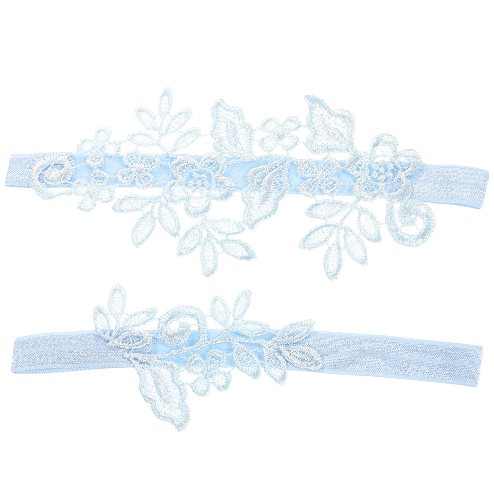 

1Set Elegant Lace Garters for Bride Wedding Leg Bands Comfortable Thigh Accessories Perfect for Receptions and Parties