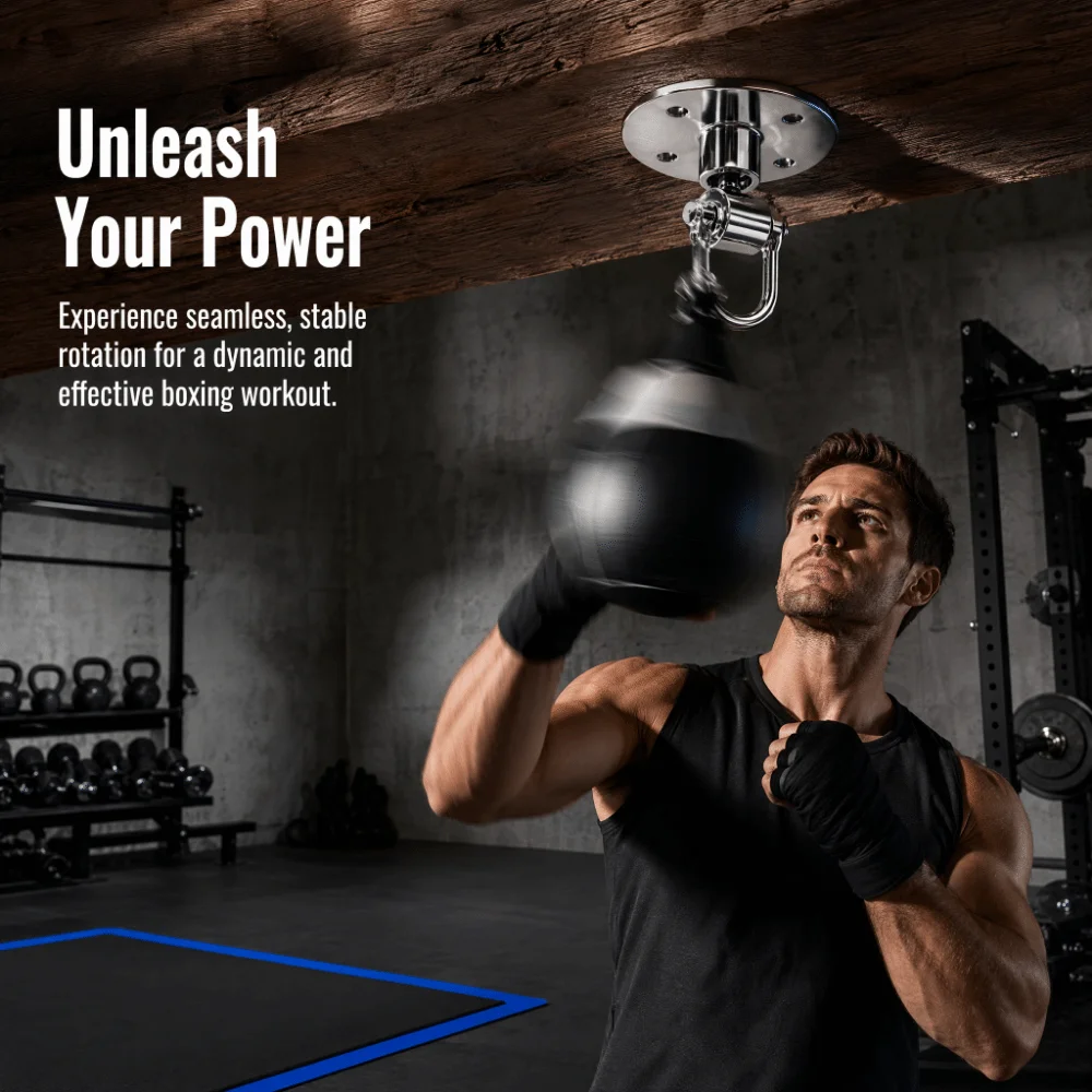13pcs Iron Construction Speed Bag Swivel Swivel Design Easy Installation Ceiling Mount Hook Mount Bracket Ceiling Mounted